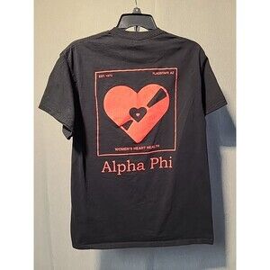 Alpha Phi Sorority Crewneck Shirt Size M -